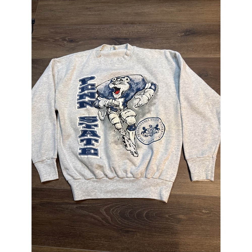 Vintage Penn State Nittany Lions Jersey T Shirt Large TNT Crew Neck Sweatshirt